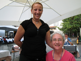 Tina and Dorothea at Zlata Ribica